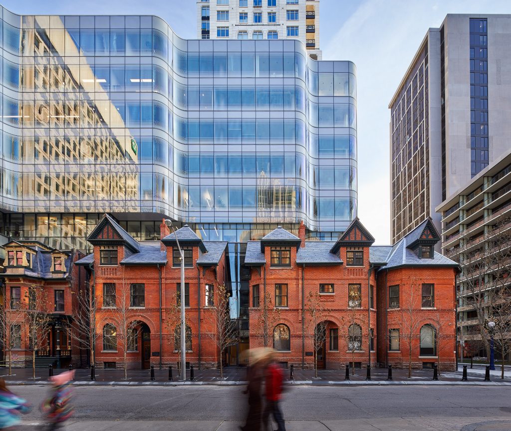 Toronto office exterior large white multi-story building